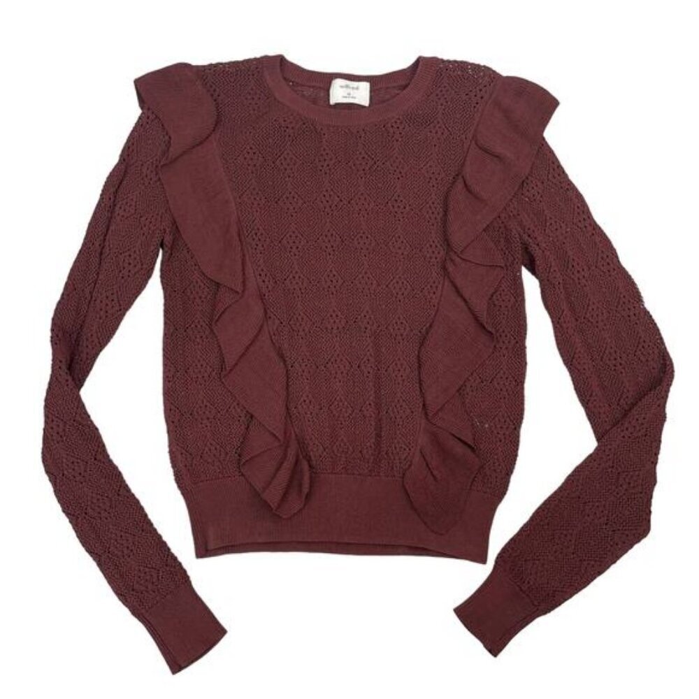 Aritzia Wilfred Bernelle Knit Sweater In Truffle Size XS - Picture 6 of 10